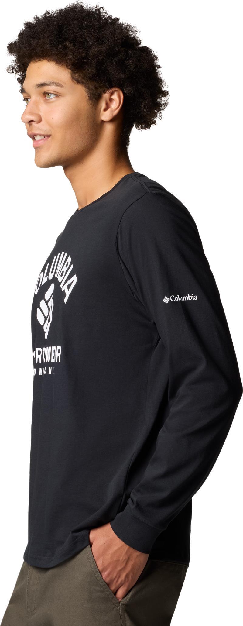 Rockaway River Graphic LS Tee - Mens - black / athletic arch 1