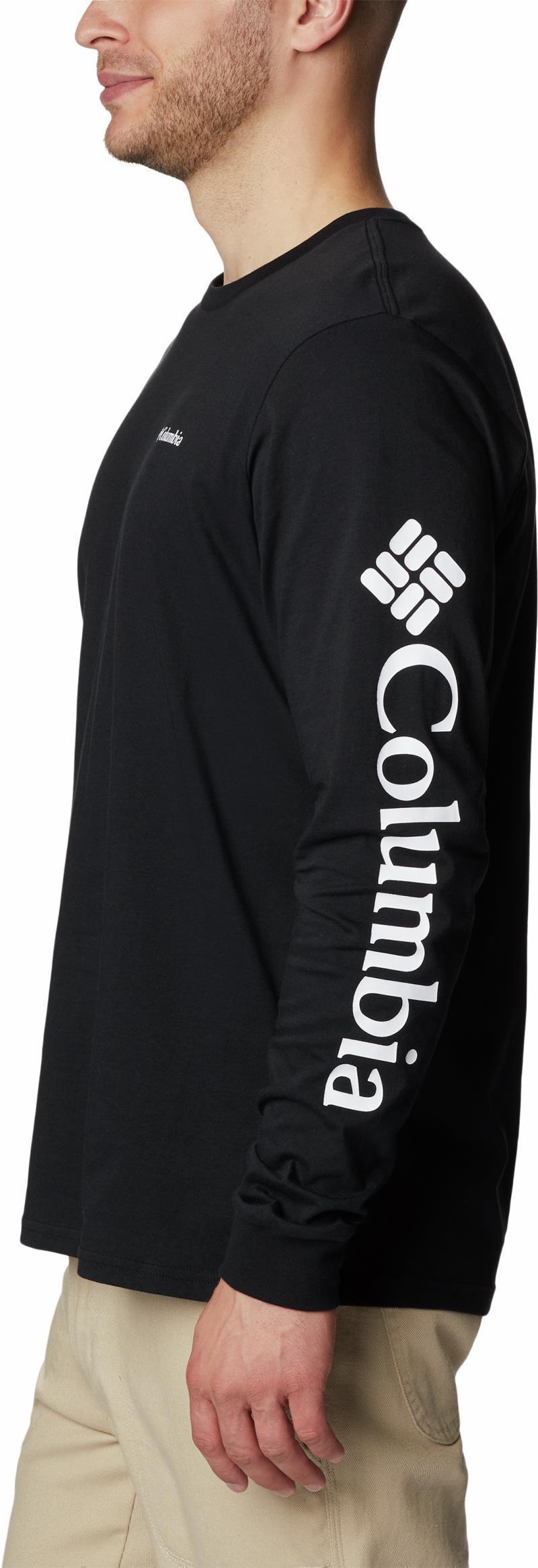 Rockaway River Graphic LS Tee - Mens - black / white logo 1