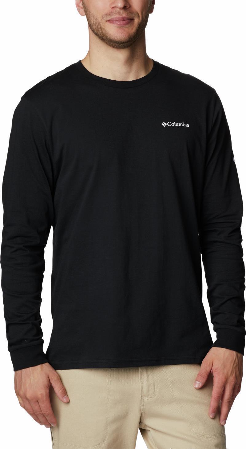 Rockaway River Graphic LS Tee - Mens - black / white logo 1