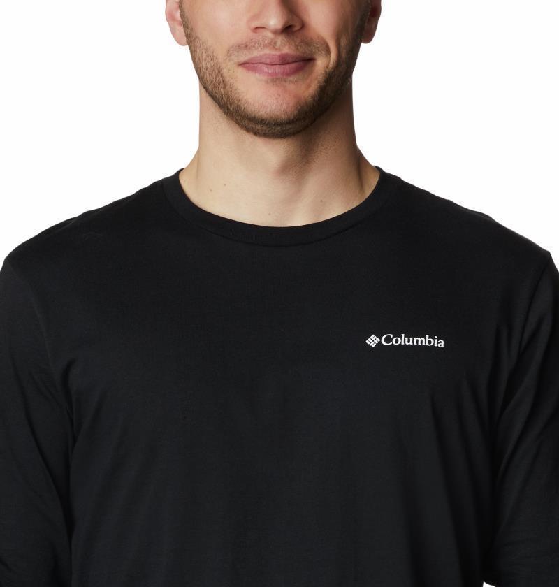 Rockaway River Graphic LS Tee - Mens - black / white logo 1