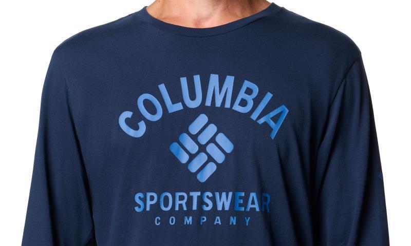 Rockaway River Graphic LS Tee - Mens - collegiate navy / athletic arch 1