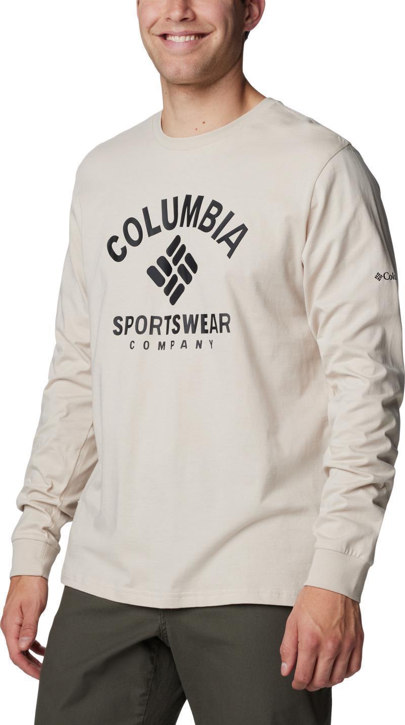 Rockaway River Graphic LS Tee - Mens - dark stone / athletic arch 1