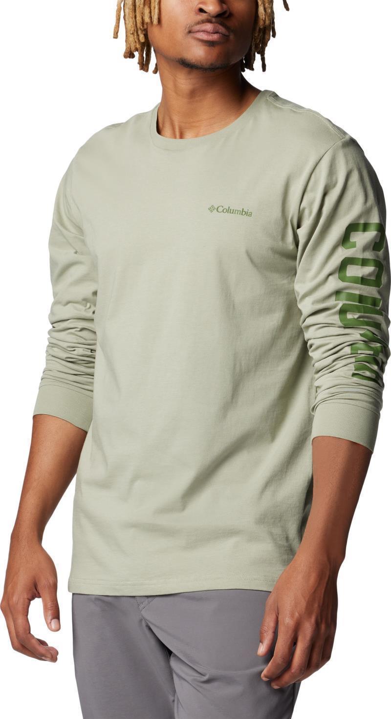 Rockaway River Graphic LS Tee - Mens - safari / csc blocked sleeve 1