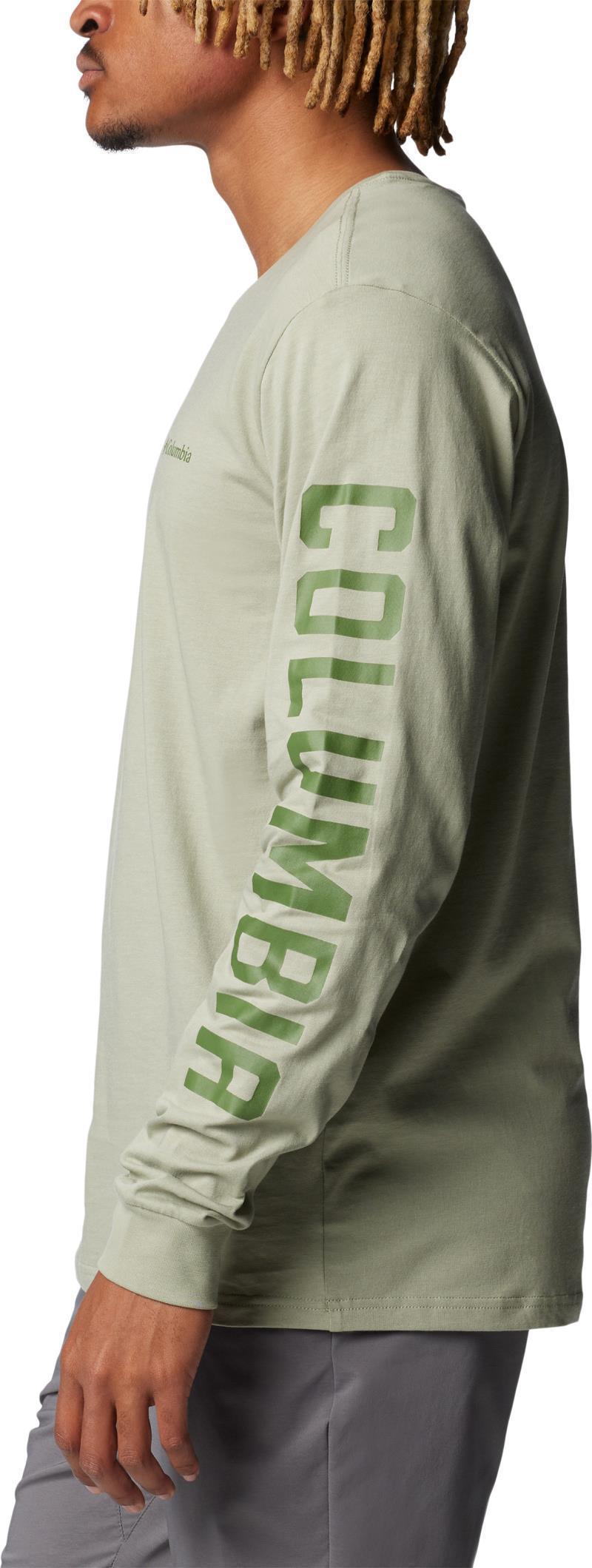 Rockaway River Graphic LS Tee - Mens - safari / csc blocked sleeve 1