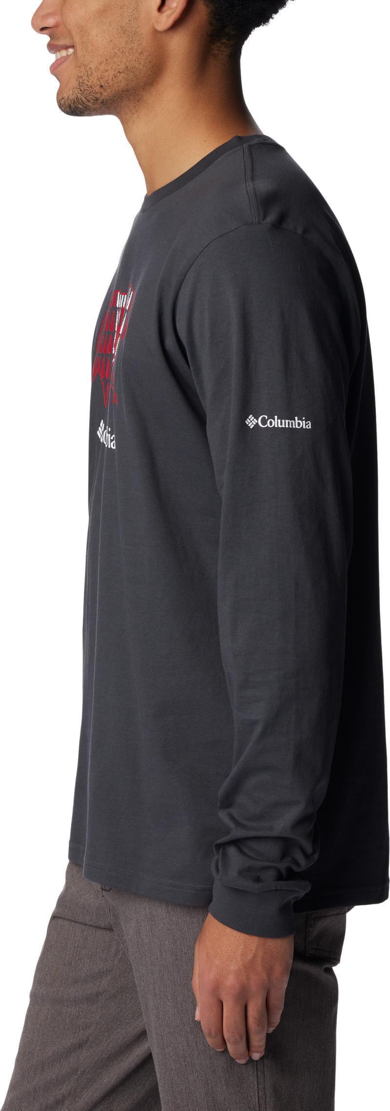Rockaway River Graphic LS Tee - Mens - shark / roaming timberline flag 1