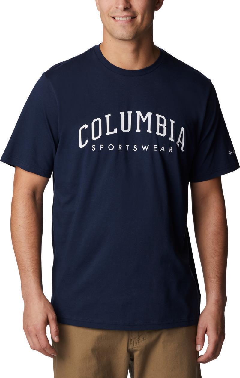 Rockaway River Graphic SS Tee, Tall - Mens - collegiate navy / csc varsity arch grx 1