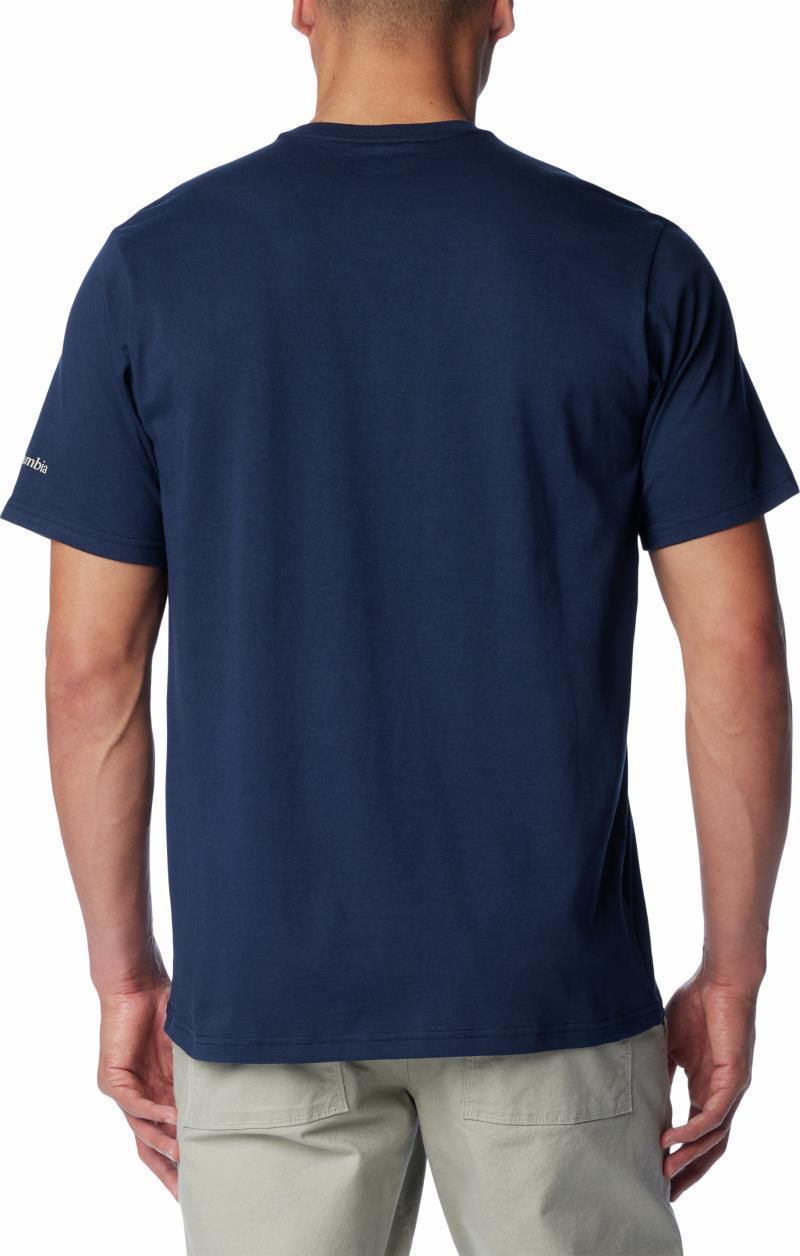 Rockaway River Graphic SS Tee, Tall - Mens - collegiate navy / scripted scene 1