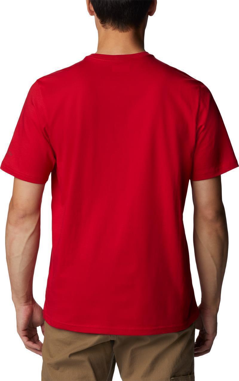 Rockaway River Graphic SS Tee, Tall - Mens - mountain red / scripted fun graphic 1