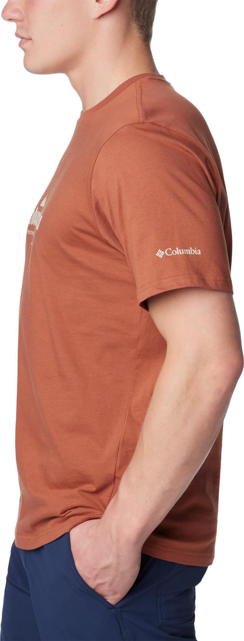 Rockaway River Graphic SS Tee - Mens - auburn / elevated high 1