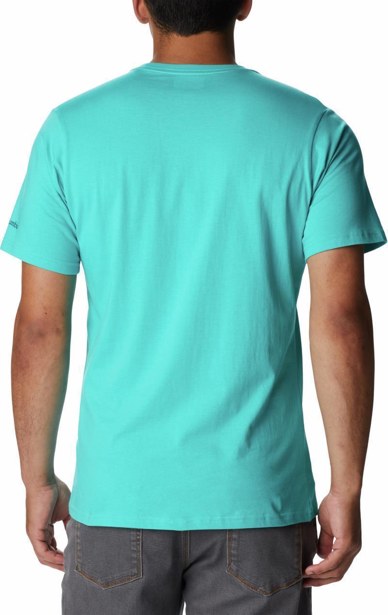 Rockaway River Graphic SS Tee - Mens - bright aqua / csc branded graphic 1