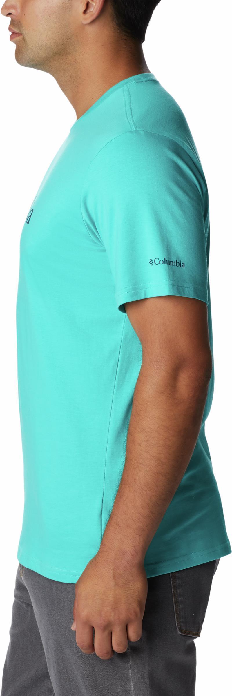 Rockaway River Graphic SS Tee - Mens - bright aqua / csc branded graphic 1
