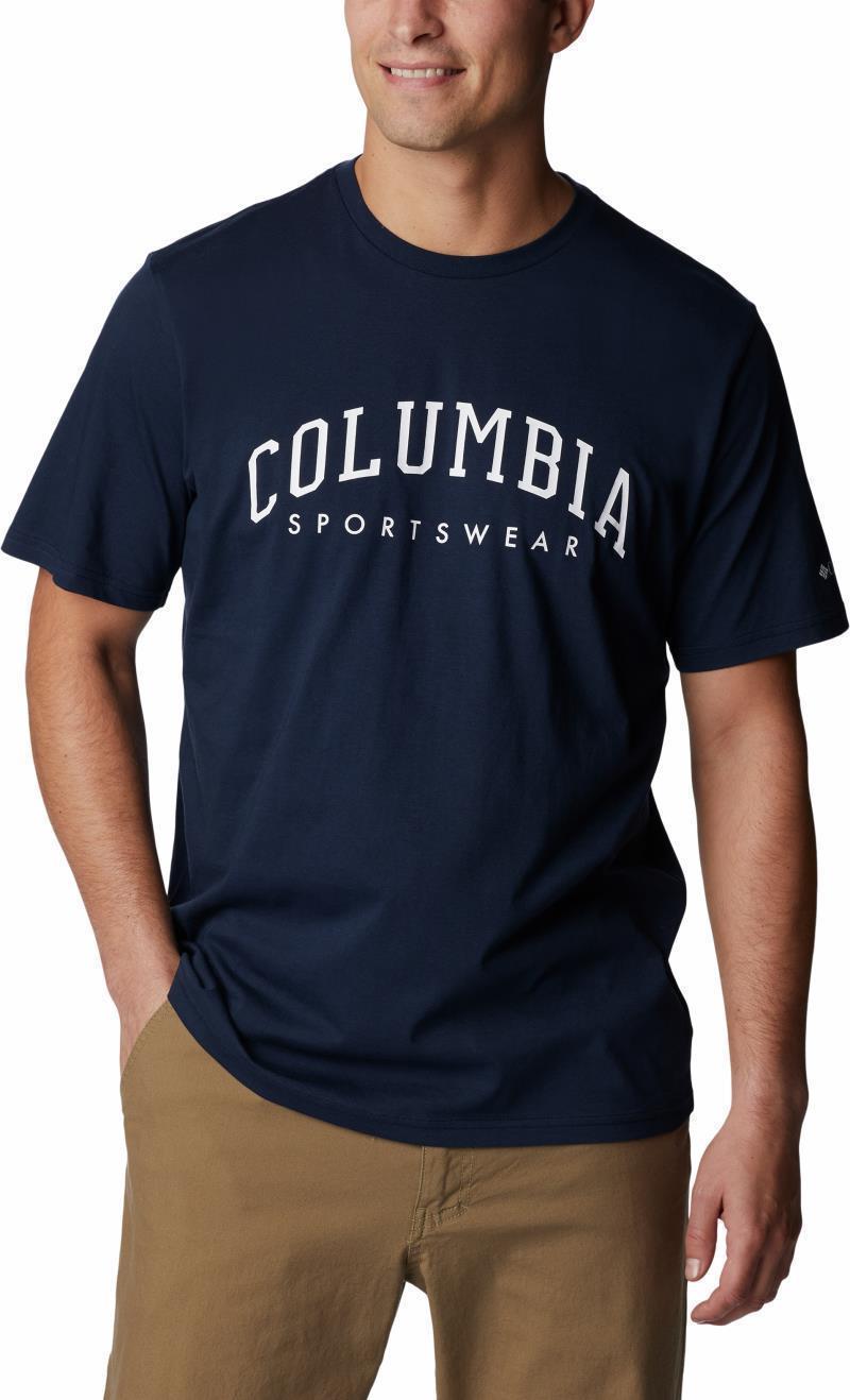 Rockaway River Graphic SS Tee - Mens - collegiate navy / csc varsity arch grx 1