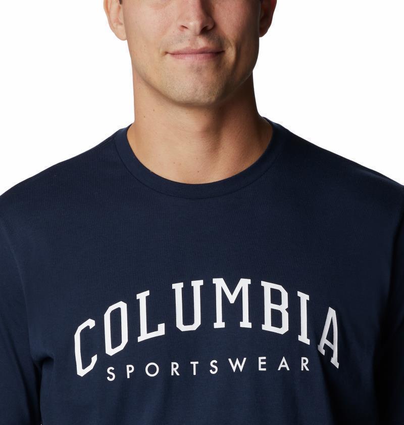 Rockaway River Graphic SS Tee - Mens - collegiate navy / csc varsity arch grx 1
