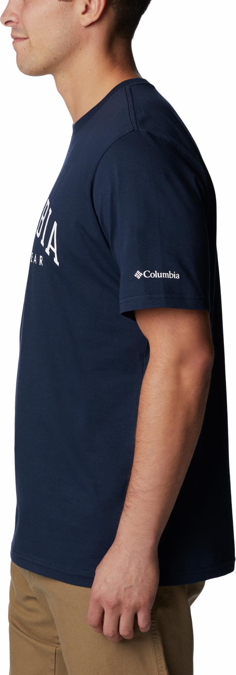 Rockaway River Graphic SS Tee - Mens - collegiate navy / csc varsity arch grx 1