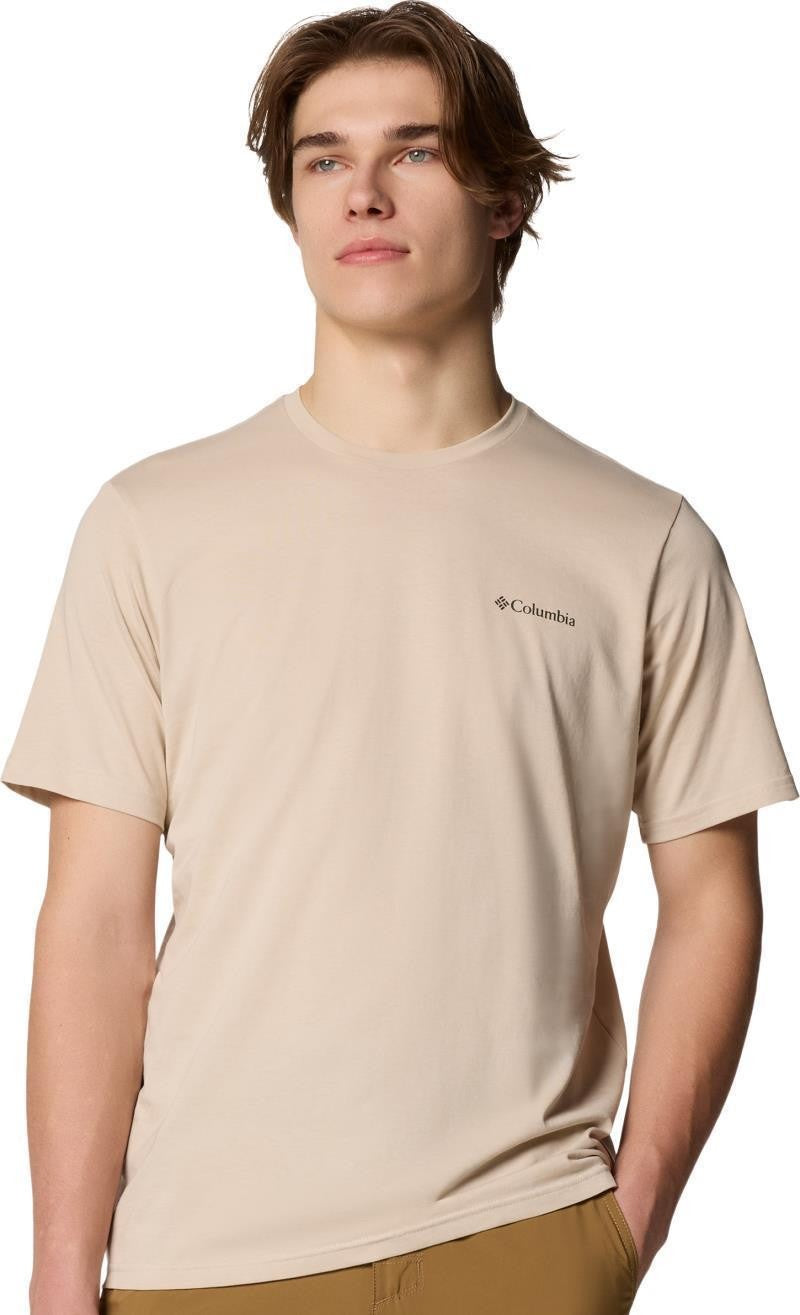 Rockaway River Graphic SS Tee - Mens - dark stone / winding wonder 1