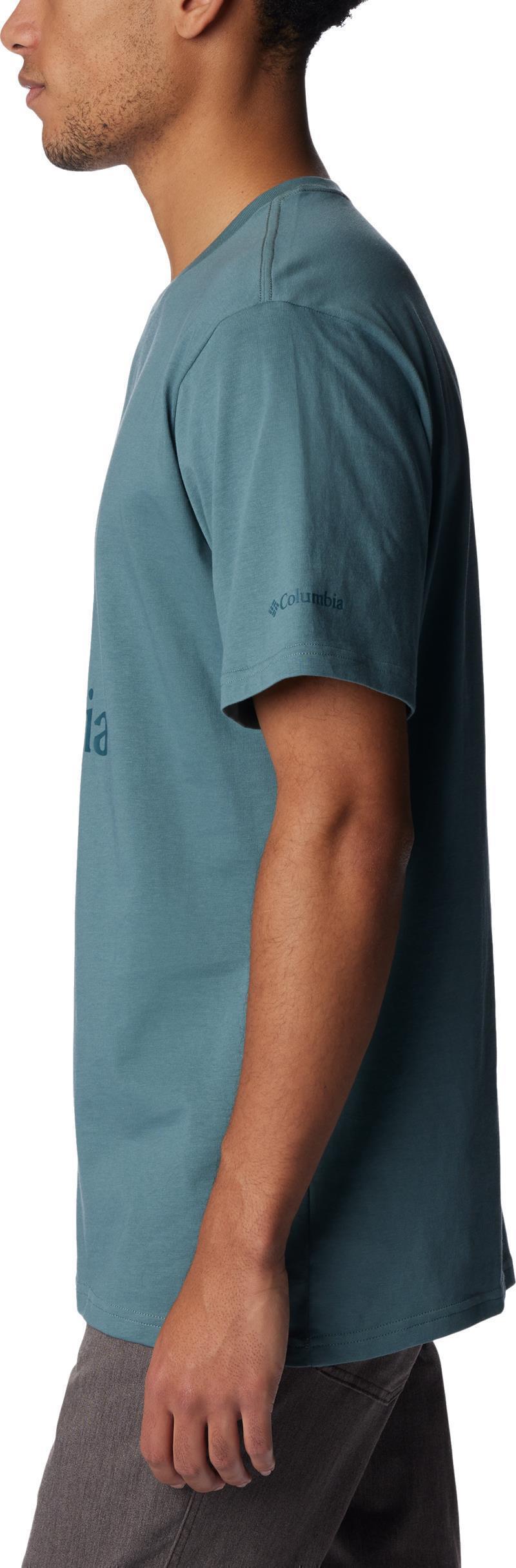 Rockaway River Graphic SS Tee - Mens - metal / csc stacked print fill grx 1
