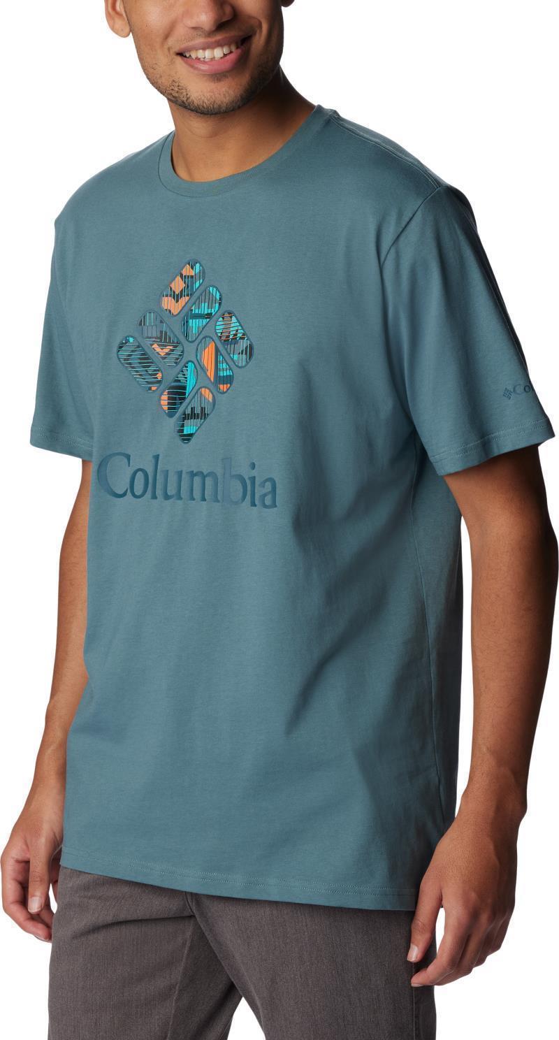 Rockaway River Graphic SS Tee - Mens - metal / csc stacked print fill grx 1