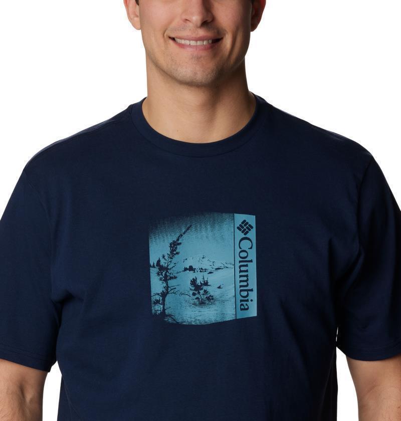 Rockaway River Outdoor SS - Mens - Collegiate Navy / Hood Life Graphic 5