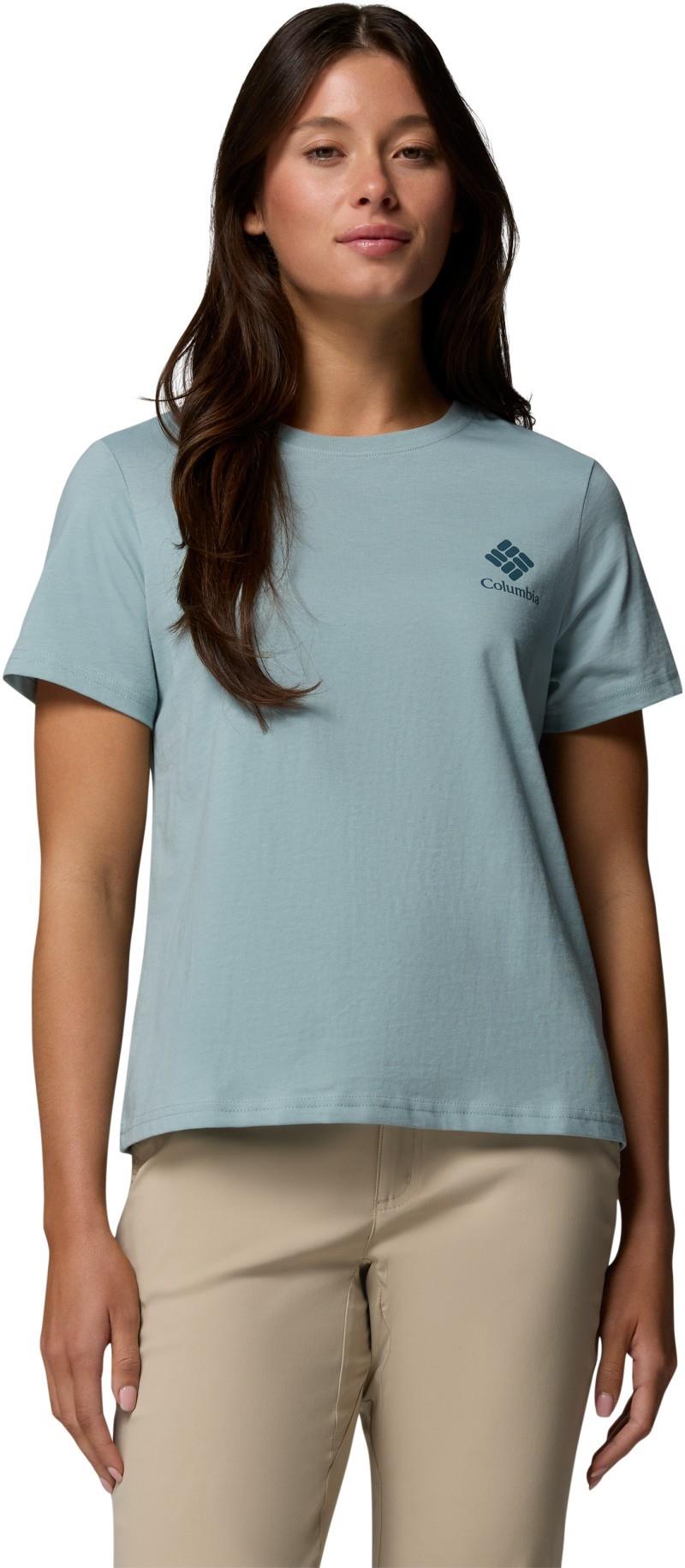Rolling Bend Graphic SS - Womens - crushed blue / stacked gem mini 1