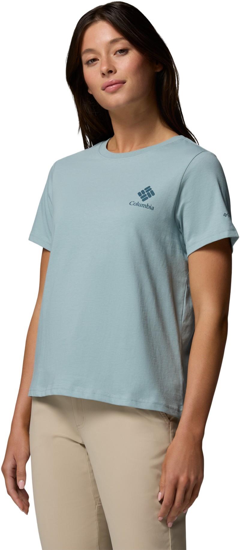 Rolling Bend Graphic SS - Womens - crushed blue / stacked gem mini 1