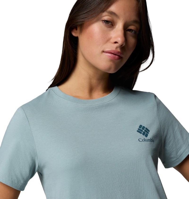 Rolling Bend Graphic SS - Womens - crushed blue / stacked gem mini 1