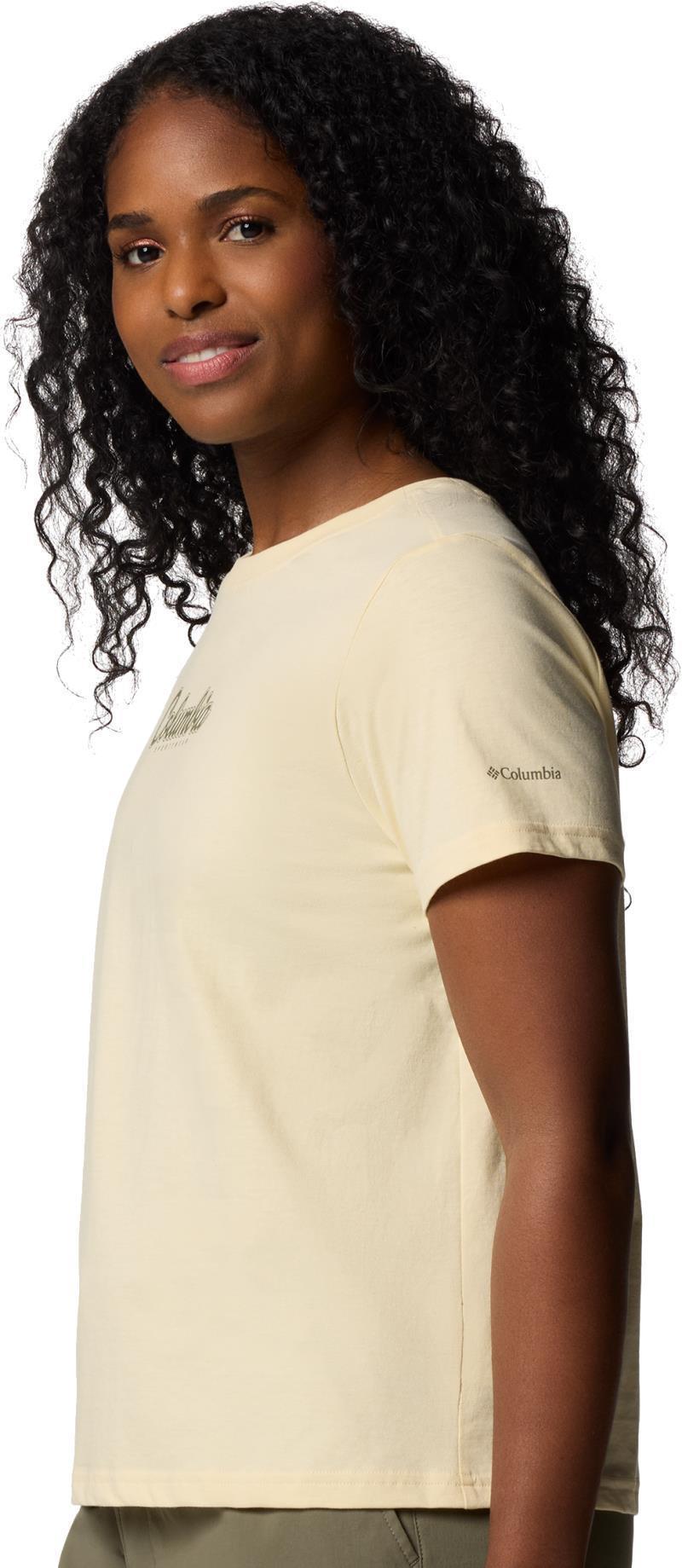 Rolling Bend Graphic SS - Womens - lemon wash / scripted brand 1