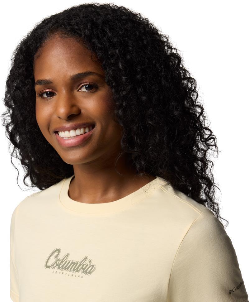 Rolling Bend Graphic SS - Womens - lemon wash / scripted brand 1