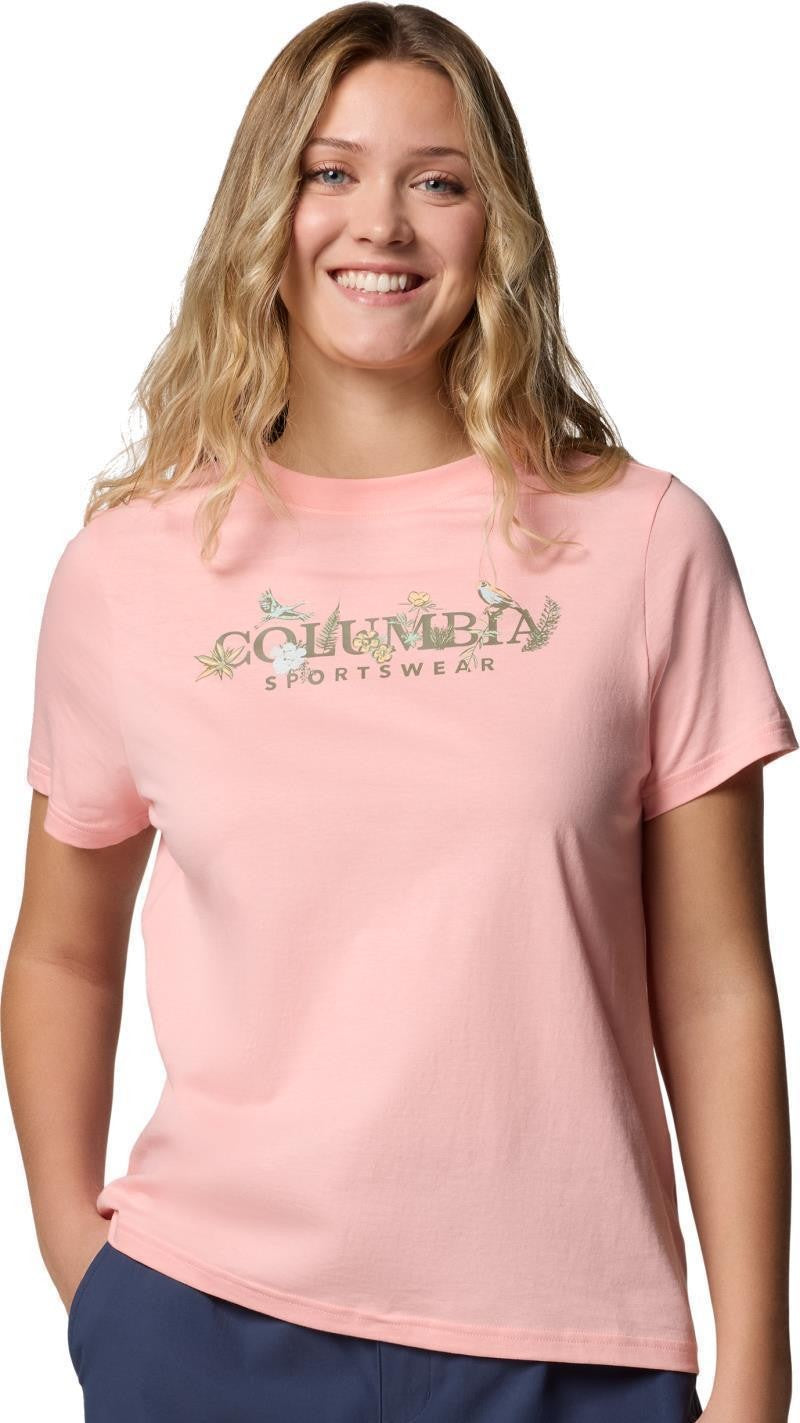 Rolling Bend Graphic SS - Womens - pink sand / outback critters 1