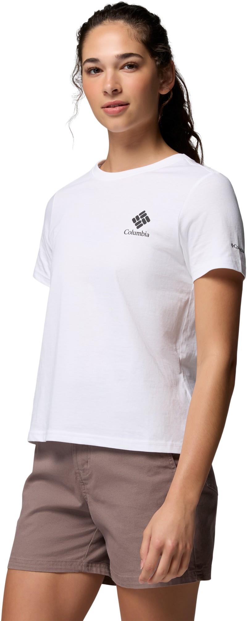 Rolling Bend Graphic SS - Womens - white / stacked gem mini 1