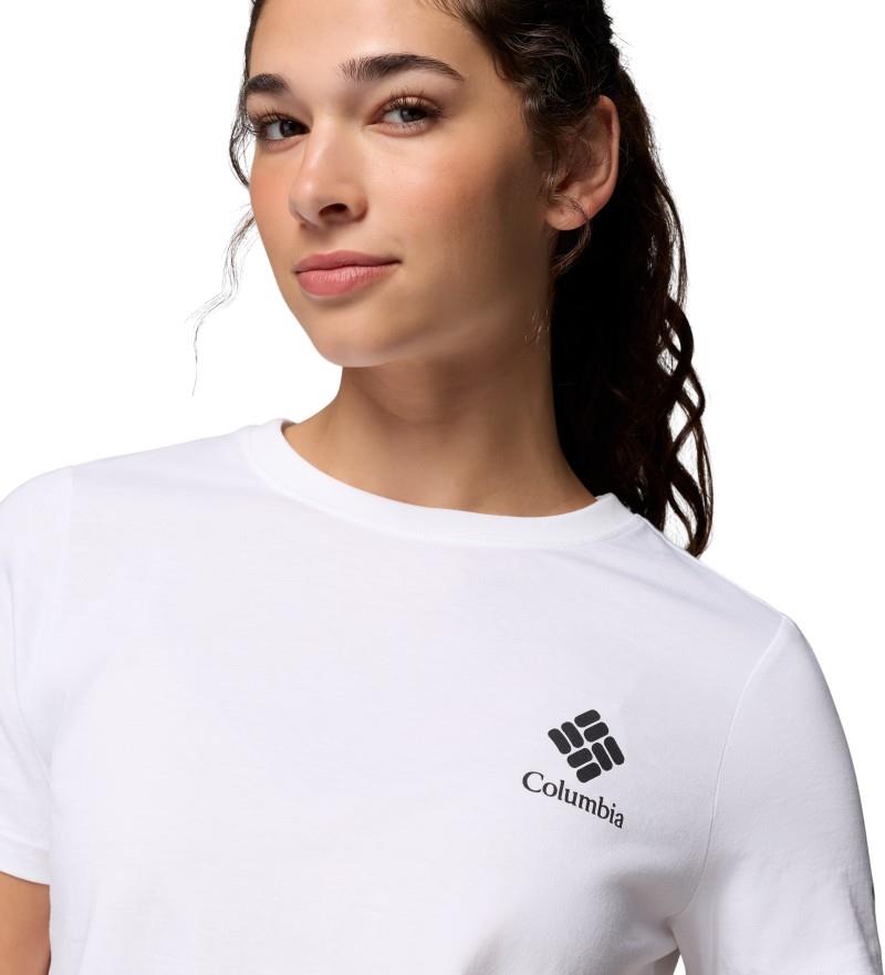 Rolling Bend Graphic SS - Womens - white / stacked gem mini 1