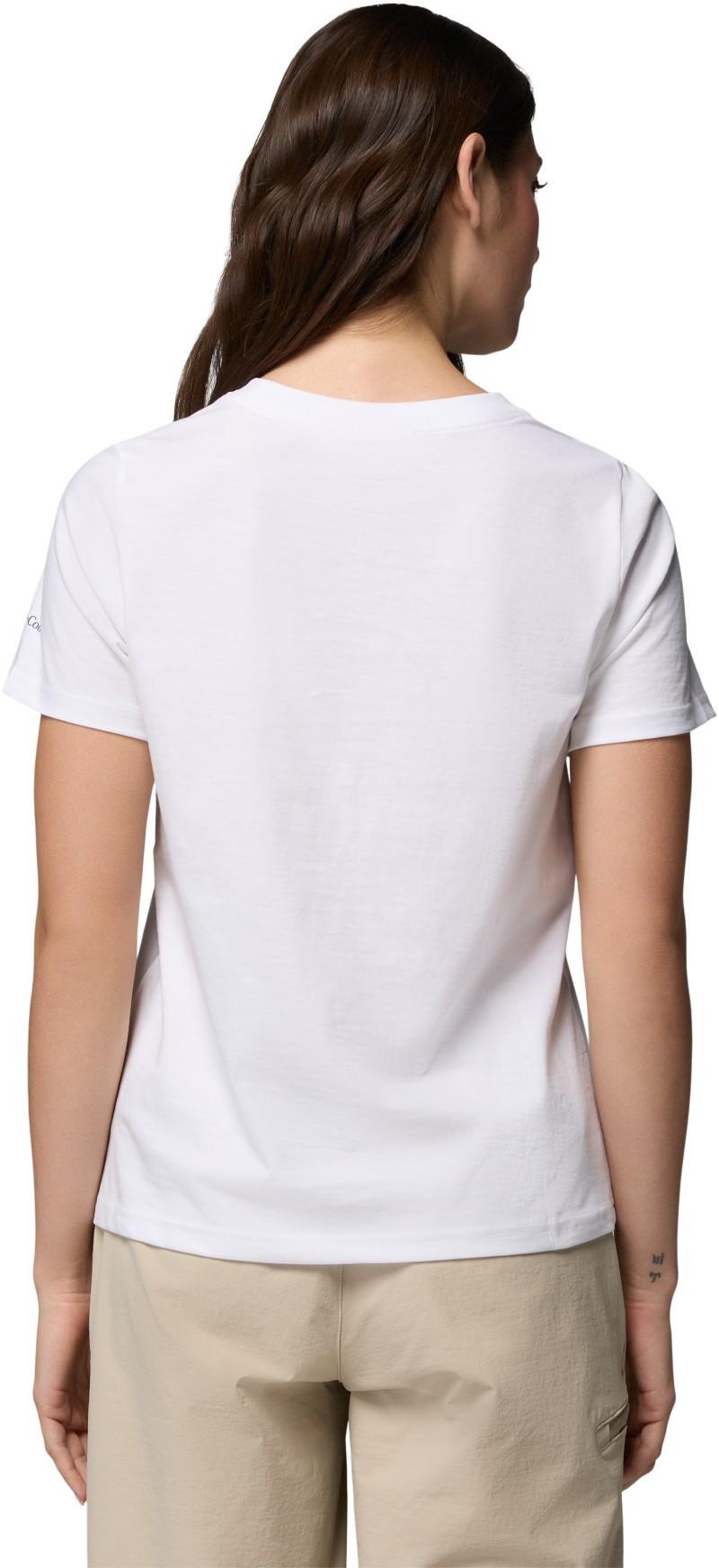 Rolling Bend Seasonal Graphic Tee - Womens - white / hike happy 1