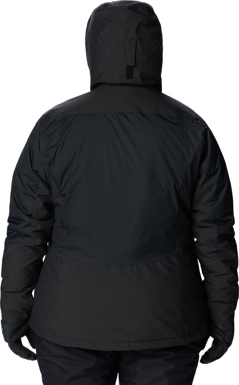 Rosie Run Insulated Jacket - Plus - Womens - black / black heather 1