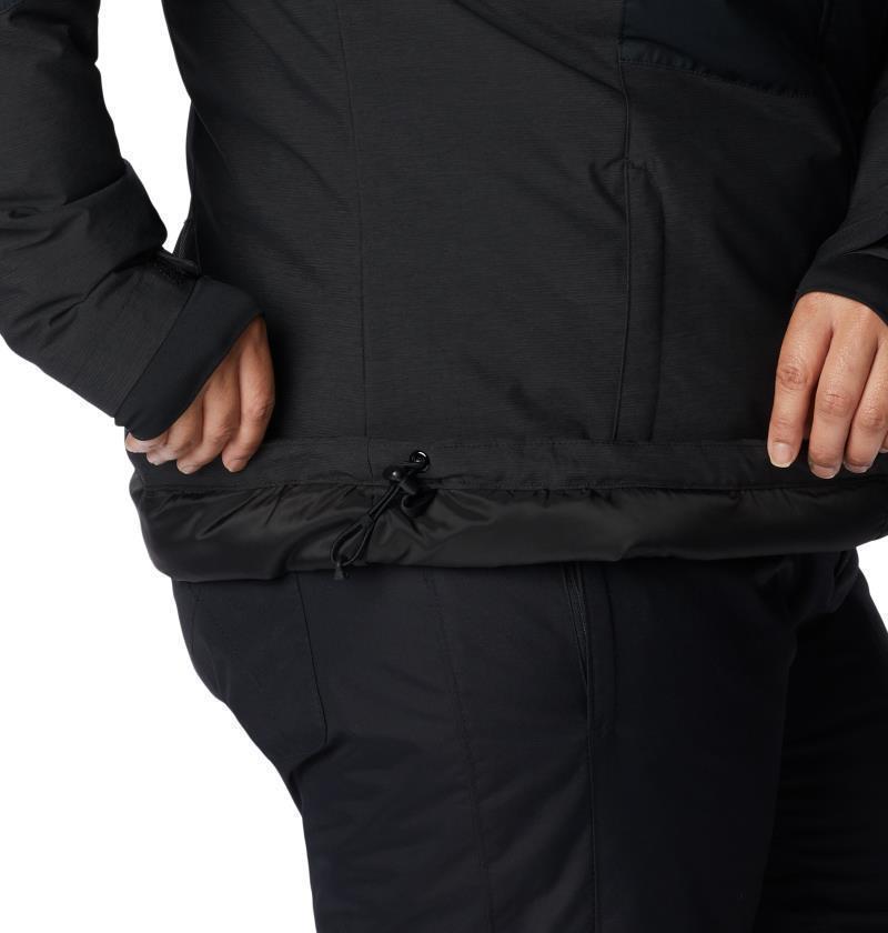 Rosie Run Insulated Jacket - Plus - Womens - black / black heather 1
