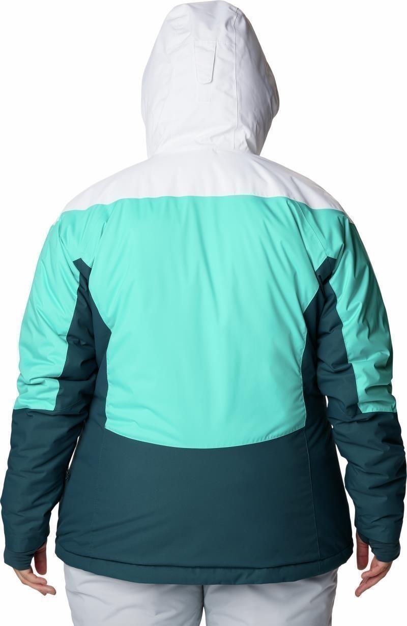 Rosie Run Insulated Jacket - Plus - Womens - bright aqua / white / night wave 1