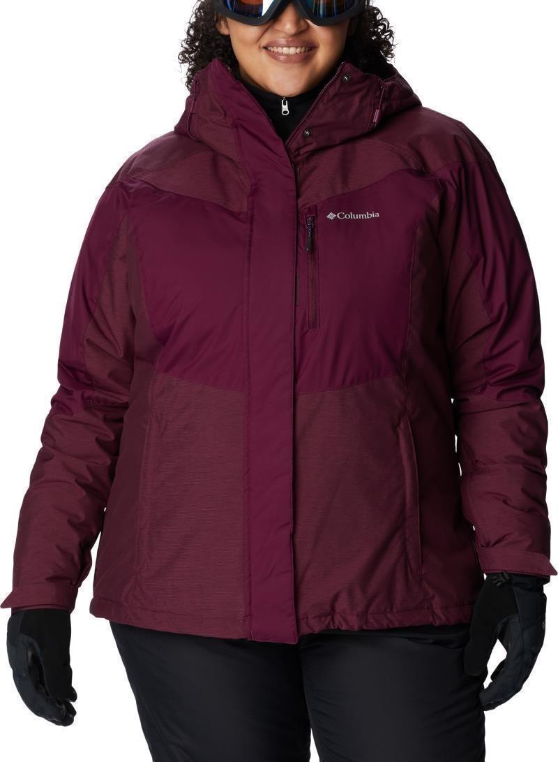 Rosie Run Insulated Jacket - Plus - Womens - marionberry / marionberry heather 1