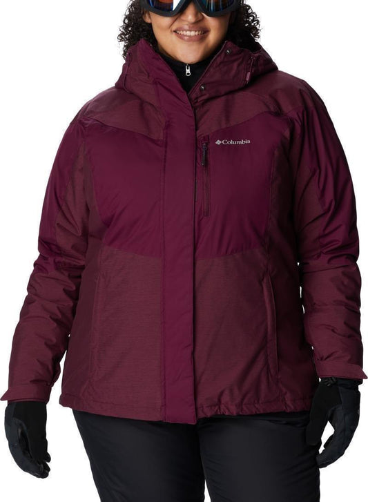 Rosie Run Insulated Jacket - Plus - Womens - marionberry / marionberry heather 1