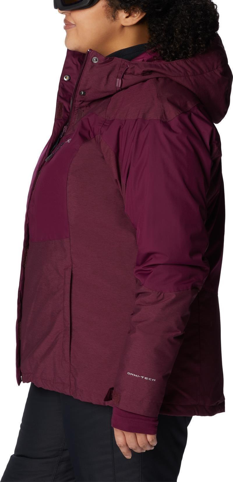 Rosie Run Insulated Jacket - Plus - Womens - marionberry / marionberry heather 1
