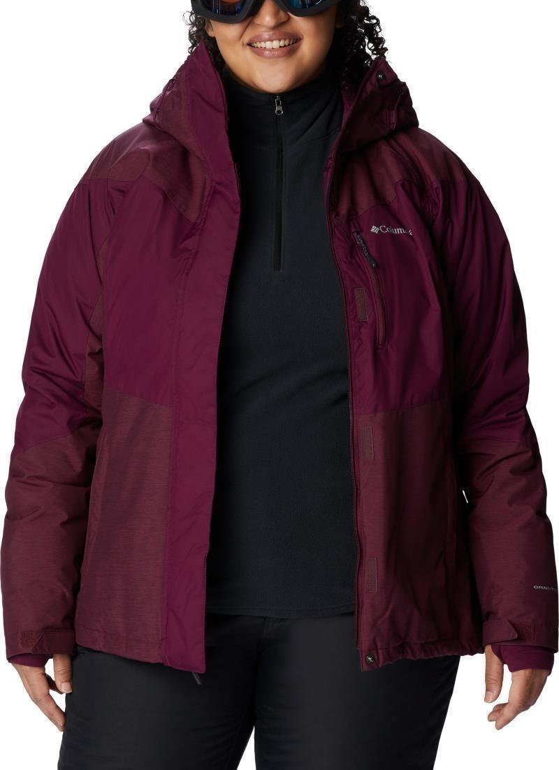 Rosie Run Insulated Jacket - Plus - Womens - marionberry / marionberry heather 1