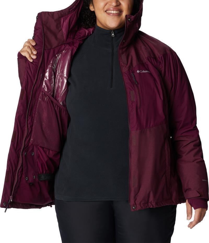 Rosie Run Insulated Jacket - Plus - Womens - marionberry / marionberry heather 1
