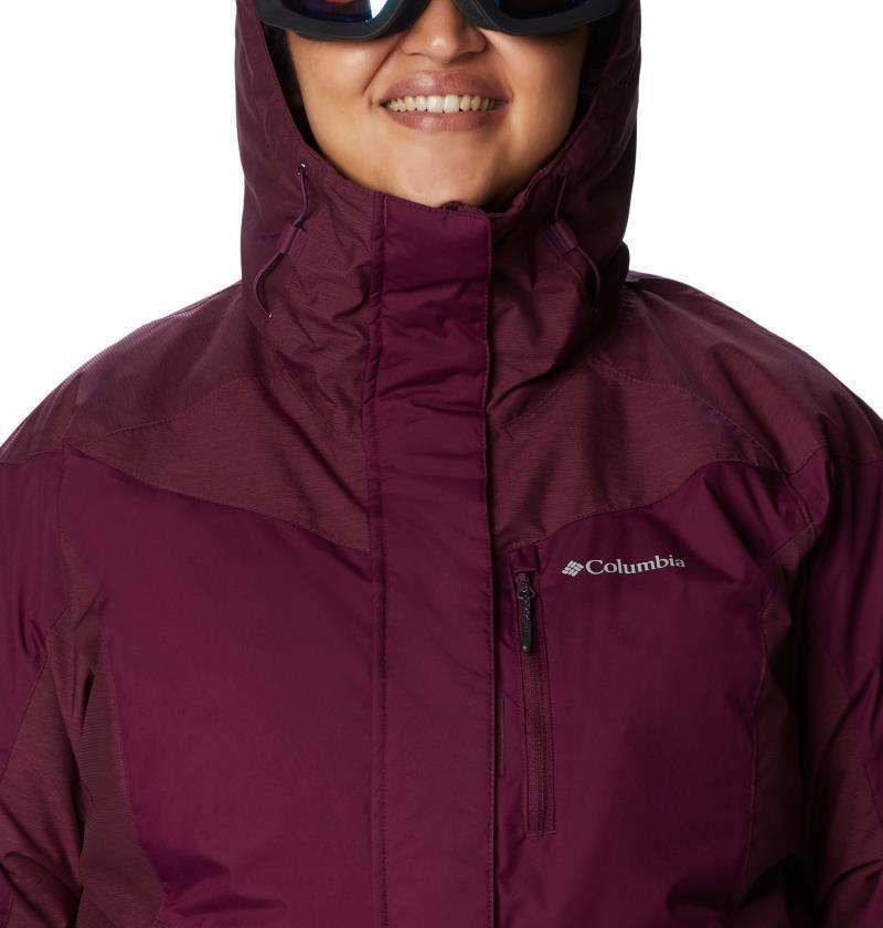 Rosie Run Insulated Jacket - Plus - Womens - marionberry / marionberry heather 1