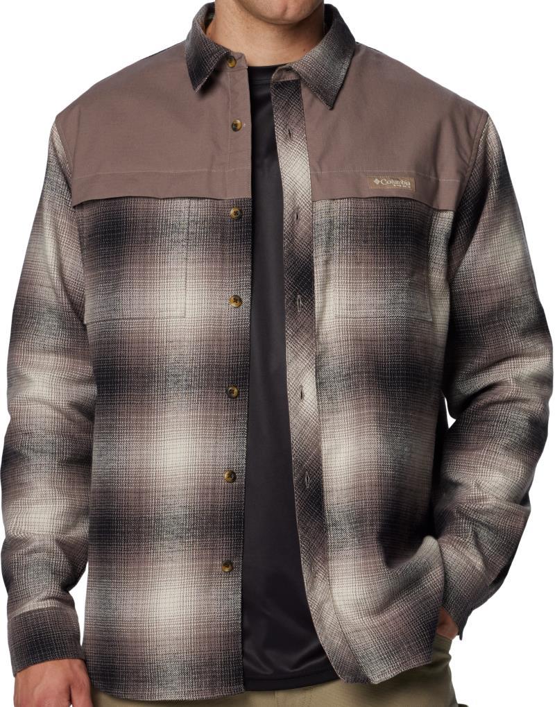 Roughtail Utility Over Shirt - Mens - iron blurred buck plaid / iron 1
