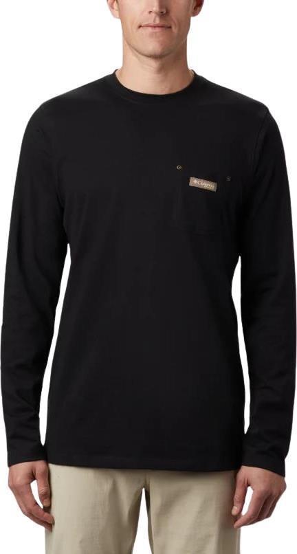 Roughtail Work LS Pocket Tee - Tall - Mens - Black 1
