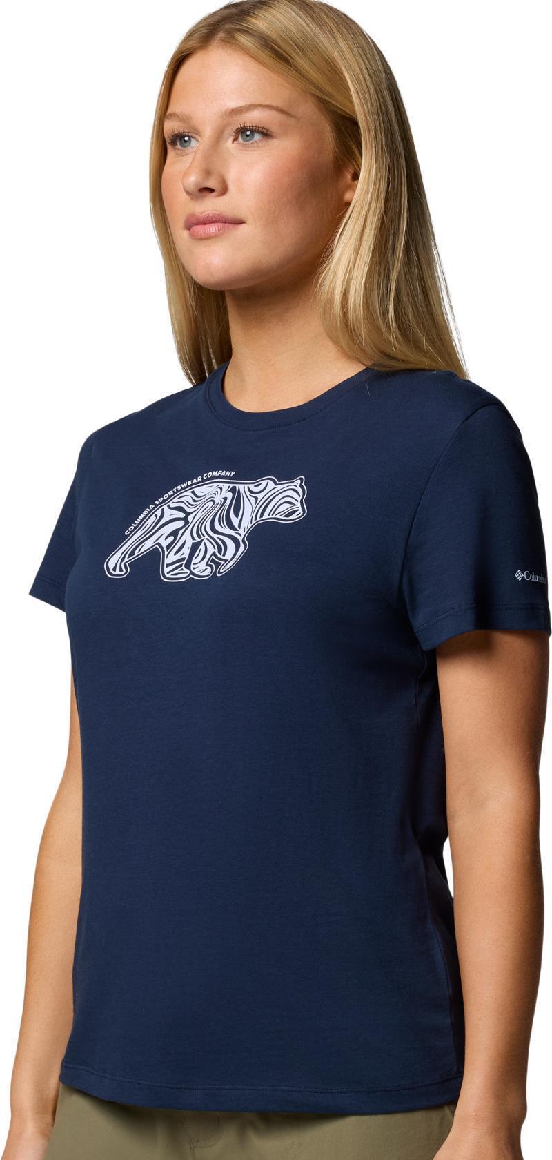 Ruby Springs Graphic Fitted SS - Womens - collegiate navy / bearly swirl 1