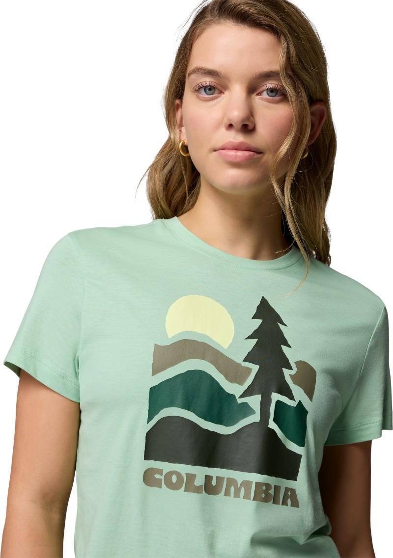 Ruby Springs Graphic Fitted SS - Womens - new mint / get hiked 1