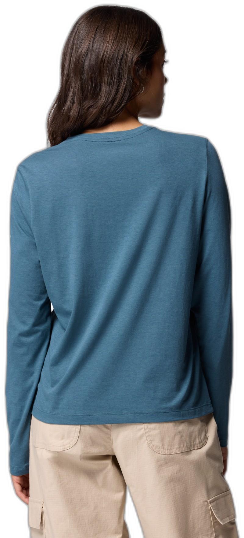 Ruby Springs Graphic LS Tee - Womens - everblue / colorful treescape 1