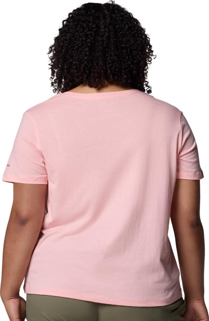 Ruby Springs Graphic Scoop Neck SS, Extended - Womens - pink sand / running free 1