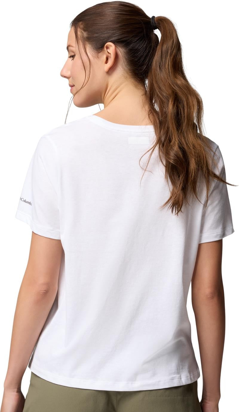 Ruby Springs Graphic Scoop Neck SS - Womens - white / wanderlust 1