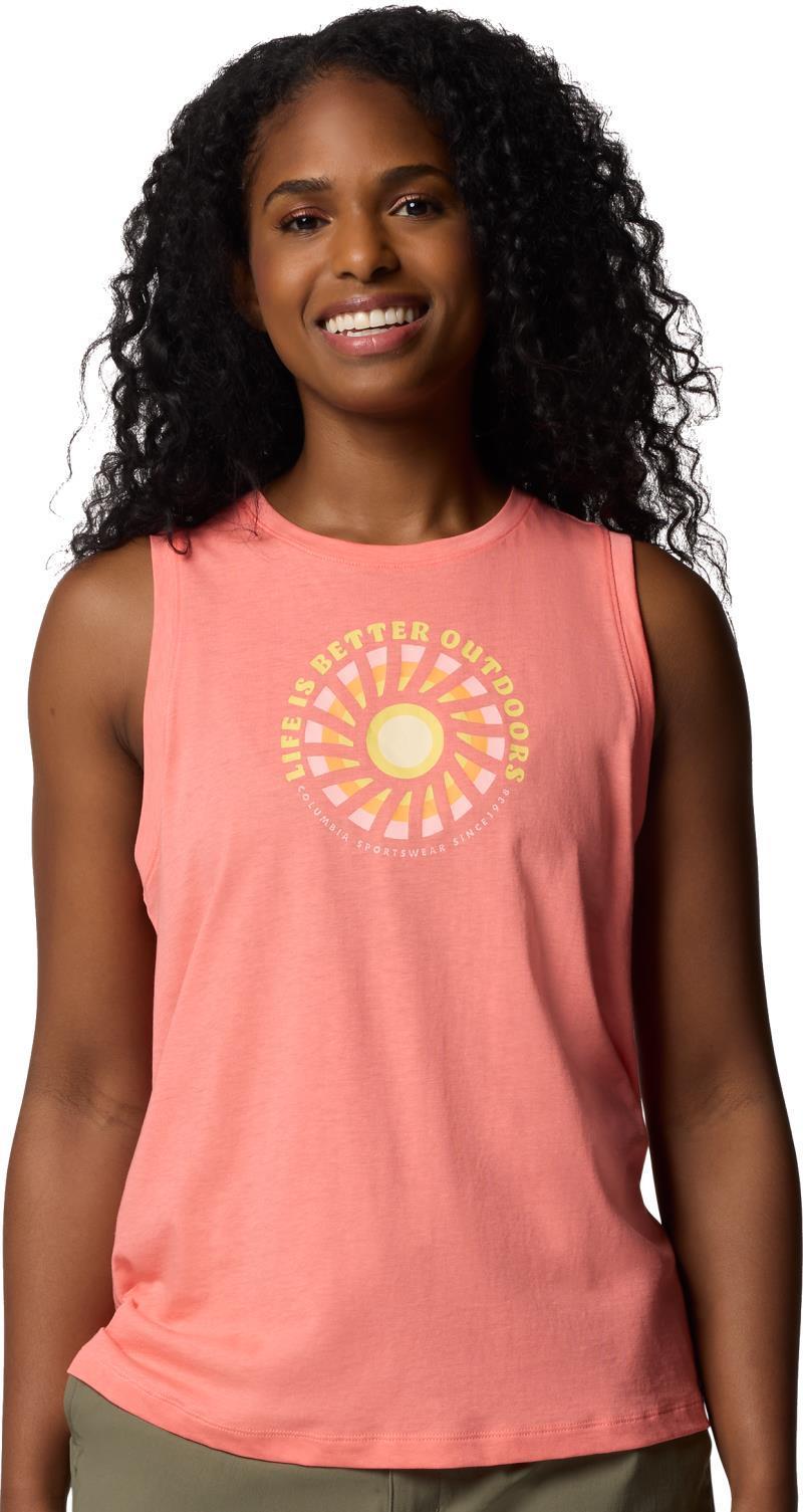 Ruby Springs Graphic Tank - Womens - alpenglow / outdoor life 1