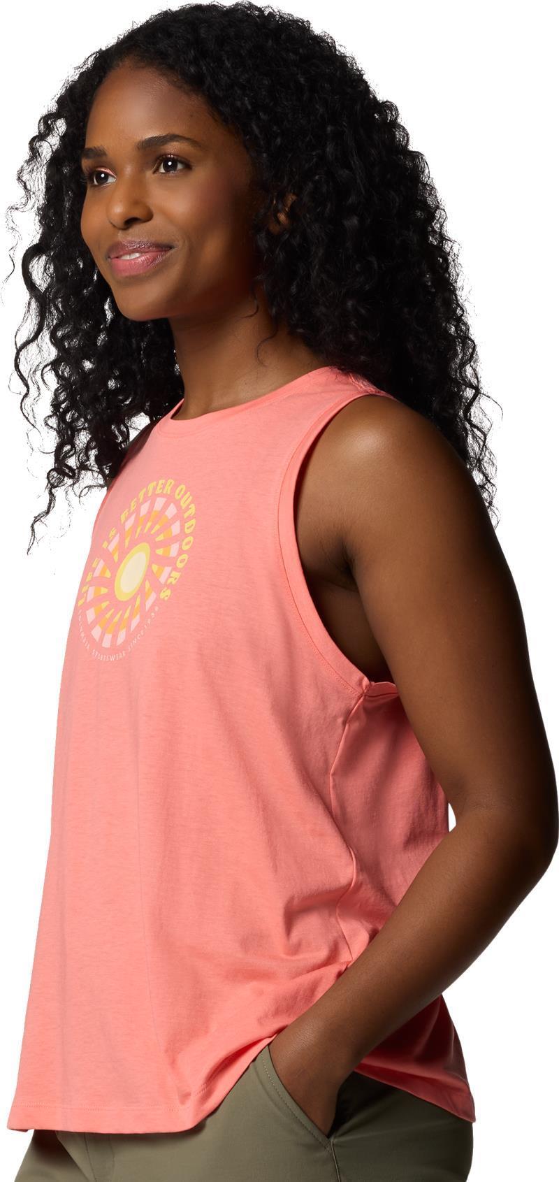 Ruby Springs Graphic Tank - Womens - alpenglow / outdoor life 1