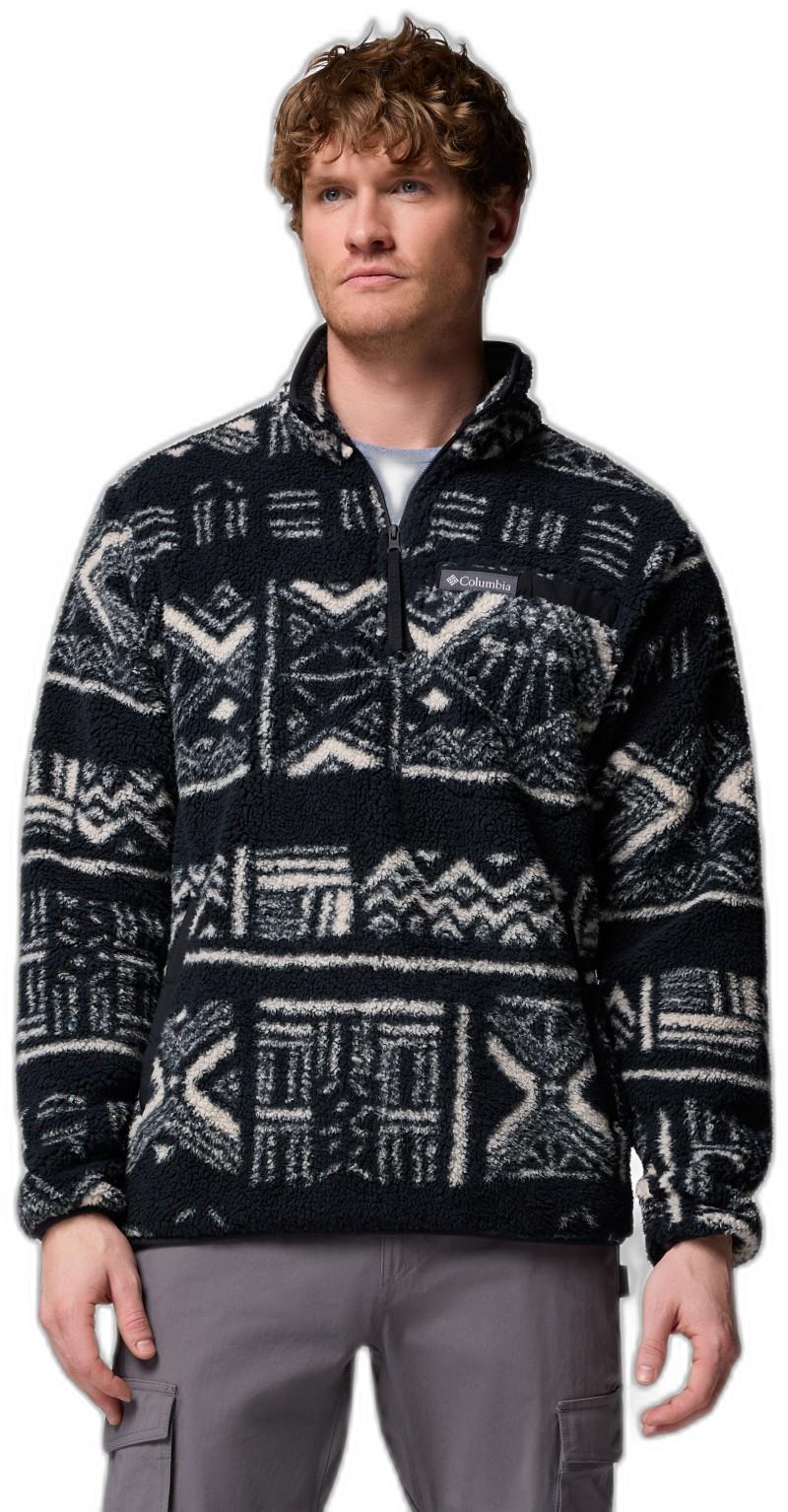 Rugged Ridge High Pile Half-Zip - Mens - black deschutes days 1